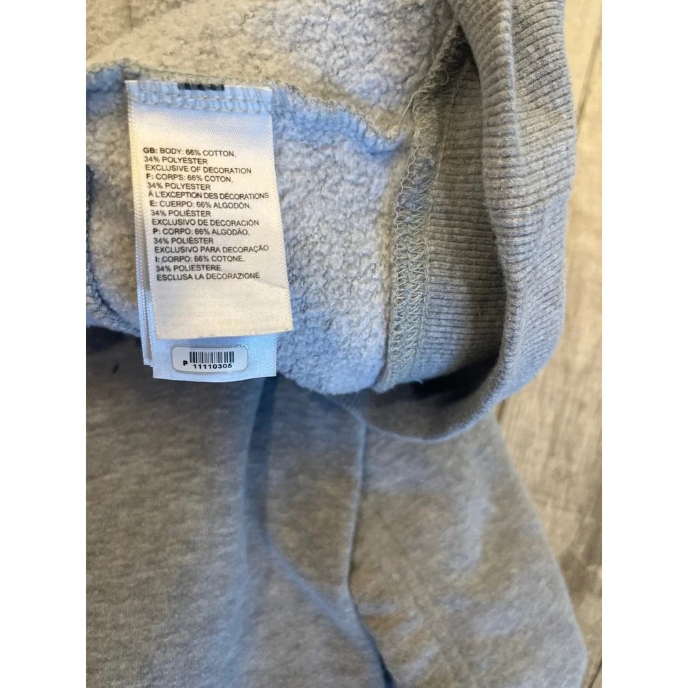 The North Face Mens Bear Mountain Graphic Hoodie Grey‎ Fleece Pullover Large